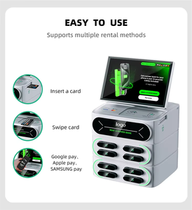 High-Capacity 8-Slot LED Display Touch Screen Mobile Charging 10.1" Shared Power Bank Rental Station - Product Image 5