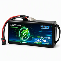 Paket Baterai UAV 12S 44.4V 16000mAh 5C Kapasitas Tinggi Waktu Terbang Lama Dapat Diisi Ulang Semi-solid State 500 Siklus untuk Inspeksi Pemetaan