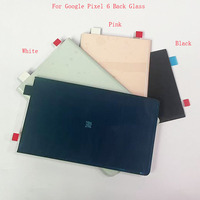 VENTE EN GROS MOBILE Téléphone Logement Cas pour Google Pixel 6 Verre Arrière et Couverture Supérieure Noir Rose Bleu