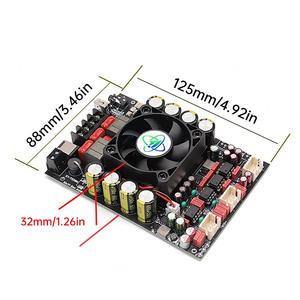 XY-T220H TPA3251D2 บอร์ดขยายเสียงสเตอริโอ, 220W×2 โมดูลขยายเสียงไฮไฟแบบไม่สูญเสียคุณภาพพร้อมการปรับเสียงแหลมและเสียงเบส - Product Image 6