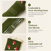 Chaussettes de yoga à volants pour femmes, chaussettes de sport confortables et antidérapantes, chaussettes de Pilates personnalisées, respirantes, évacuant l'humidité, chaussettes d'entraînement avec grip