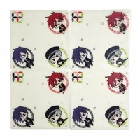 Sous-verres et tapis de table personnalisés à motifs de dessins animés, planche à découper en PP et feuilles de plastique transparentes pour l'écriture et l'utilisation avec des cartes.