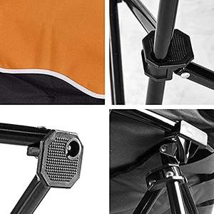 Woqi الثقيلة رخيصة كرسي تخييم قابل للطي مع مظلة مسند - Product Image 4