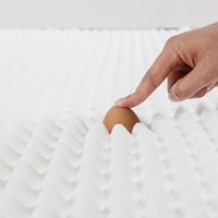 Couvre-matelas en mousse à mémoire de forme, 7 Zones, charbon nid d'abeille, couvre-matelas de lit
