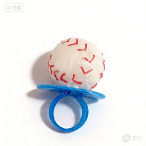 Wholesale High Quality Handmade Baseball <strong>Ring</strong> Pops Candies Hand Drawing Baseball Candy <strong>Rings</strong> <strong>Lollipop</strong> Candy Handmade <strong>Ring</strong> Candy - Product Image 1