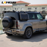 Pièces détachées pour modification de voiture Style LM Grille avant Fender Flares Rear Diffuser PP Bodykit For Land Rover Defender 90 110 130 Body Kit
