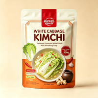 Sachet Doypack Personnalisé en Feuille d'Aluminium avec Valve de Dégazage Unidirectionnelle, Fermeture Zip Refermable, Anti-fuite, Anti-odeur, Qualité Alimentaire, pour Kimchi et Cornichons