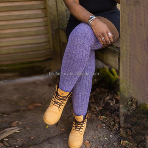 Của Phụ Nữ Thêm Dài Bông Đan Hơn Đầu Gối Vớ Ấm Ăn Mặc Vớ Cho Mùa Thu Với Tùy Chỉnh Cơ Thể Và Cuff Biểu Tượng - Product Image 6