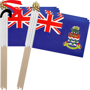 Productos con Estampado de la Bandera de las Islas Caimán en Oferta, Juego de Bolsas con la Bandera de las Islas Caimán, Bufanda, Diadema y Broches para Actividades al Aire Libre - Product Image 3
