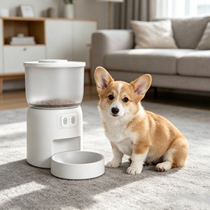 Waterproof Automatic Pet Feeder Automatischer Futterspender Indoor Household Smart Pet Feeder Leak Proof Pet Food Dispenser - Product Image 1