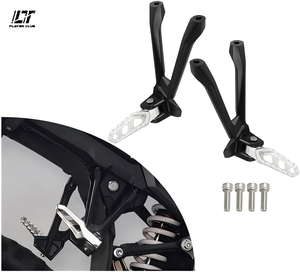 Kit de repose-pieds arrière Sur-Ron Ultra, repose-pieds de moto en métal noir pliables avec design réglable - Product Image 5