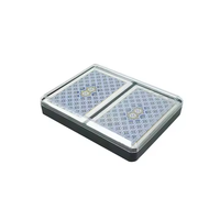 Jeu de cartes de poker en plastique blanc imperméable de haute qualité, imprimé sur mesure avec logo personnalisé, taille personnalisée, MOQ 1000 pièces pour jeux de cartes