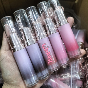 Gloss à lèvres végétalien mignon avec tête de massage, gloss à lèvres en petite série, marque privée, finition ultra brillante, à base de plantes - Product Image 1