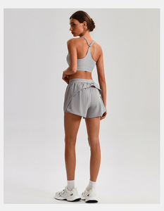 Nouveau 2026 – <span class=keywords><strong>Ensemble</strong></span> de <span class=keywords><strong>sport</strong></span> pour <span class=keywords><strong>femme</strong></span> grande taille : débardeur de yoga, short taille haute, soutien-gorge de <span class=keywords><strong>sport</strong></span> <span class=keywords><strong>push</strong></span>-<span class=keywords><strong>up</strong></span> pour l'entraînement estival et le fitness - Product Image 3