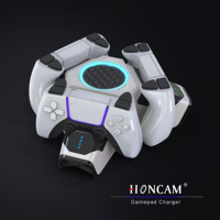 Penyangga stasiun pengisi daya pengendali Honcam untuk Playstation 5 Dualsense