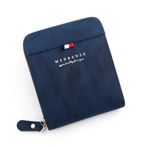 Vente directe du fabricant portefeuille pour hommes sac court à fermeture éclair avec pince pour <span class=keywords><strong>carte</strong></span> de crédit de grande capacité sac à main - Product Image 5