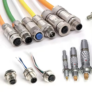 Шнековый резьбовой разъем IP67 2 3 4 5 6 8 Pin, корпус электрического датчика M12 X Код 4-контактный разъем - Product Image 1