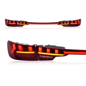 Indicatore di Direzione Dinamico a Flusso per <span class=keywords><strong>Audi</strong></span> <span class=keywords><strong>A4</strong></span> Modelli 17-23, Gruppo Fanale Posteriore a <span class=keywords><strong>LED</strong></span>, Nuovo, 12V, Lente Rossa, Plug and Play - Product Image 1