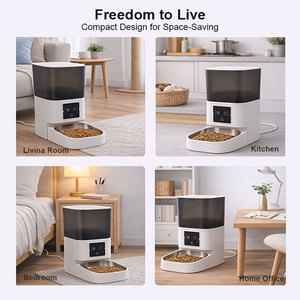 Programmable <strong>Automatic</strong> <strong>Pet</strong> <strong>Food</strong> <strong>Dispenser</strong> 6L Smart Cat Feeding Machine OEM ODM Wholesale <strong>Pet</strong> Feeder - Product Image 5