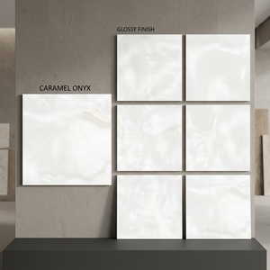 Carrara Silk Polished Porcelain <b>Floor</b> Tiles Luxury Marble Look Premium Glossy Design 80x80cm - Product Image 3