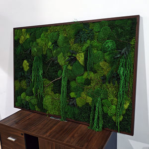 Panneau mural en mousse préservée stabilisée sur mesure cadre design en mousse naturelle art décoratif en mousse écologique pour les espaces commerciaux de bureau - Product Image 3