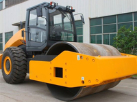 Compacteur à rouleau à tambour unique CLG6114E de 14 tonnes