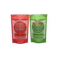Sachet Doypack Personnalisé Imprimé en Héliogravure, Anti-humidité, avec Fenêtre Transparente, Fermeture Zip Refermable, en Mylar de Qualité Alimentaire, avec Logo