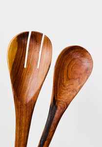 Ensemble de spatules en bois de qualité supérieure pour la cuisine Ustensiles antiadhésifs Idéal pour une utilisation en cuisine Outils de cuisine écologiques et durables - Product Image 2