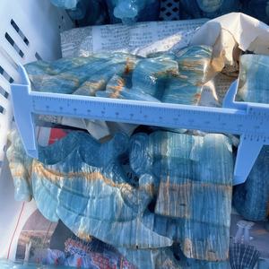 งานแกะสลักคริสตัลควอตซ์ธรรมชาติคุณภาพสูง <span class=keywords><strong>รูป</strong></span>สิงโต เสือดาว จิ้งจอก สีน้ำเงิน สำหรับตกแต่ง ขายส่ง - Product Image 6