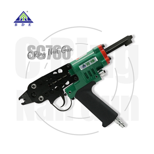 Alicates de anillo C neumáticos multiusos Sujeción de clip de alambre para valla Asiento de coche <span class=keywords><strong>Clavadora</strong></span> de anillo de cerdo industrial básica - Product Image 1