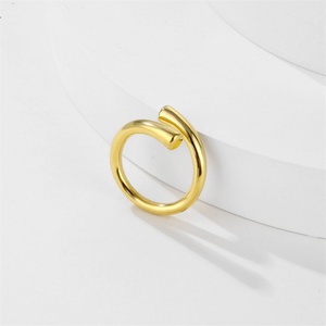 Anillo Personalizado de Fabricante, Joyería Vintage, Anillo Abierto Irregular de Oro - Product Image 4