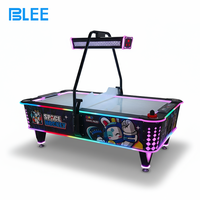 Table de hockey d'espace pour deux joueurs, machine de jeu d'arcade à pièces, équipement de divertissement intérieur à vendre