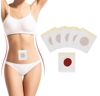 Lazy Abdomen Navel Patch Magnet pad Nabel Aufkleber Magnetic Slimming Patch