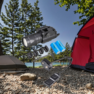 Nhỏ gọn có thể sạc lại 300 lumen LED <span class=keywords><strong>Torch</strong></span> Đèn pin hợp kim nhôm cơ thể với IP65 đánh giá cho cắm trại pin <span class=keywords><strong>lithium</strong></span> bao gồm - Product Image 1