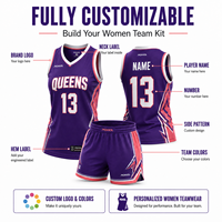 Conjunto de Uniforme de Baloncesto Unisex Personalizado, Camiseta y Pantalones Cortos Sublimados, Kit Personalizado para Equipos, Clubes, Escuelas, Universidades, Ligas del Reino Unido, 100% Personalizado