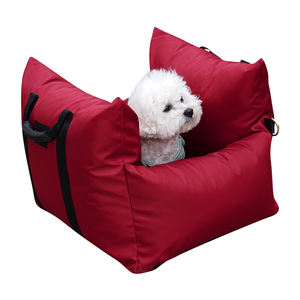 מפעל מחיר אוקספורד בד עמיד למים נייד חצי סגור נשלף רכב קן בית כלב חתול בית מחצלת נוח אפור - Product Image 1