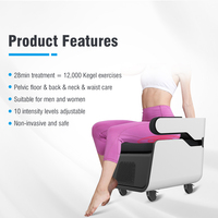 Chaise d'exercice pour le plancher pelvien, stimulateur musculaire, machine de massage EMS, vente chaude, professionnelle