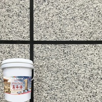 Peinture à base de pierre naturelle, diverses couleurs, revêtement acrylique à base de copeaux de roche, peinture murale extérieure résistante aux intempéries pour la façade des bâtiments et des villas