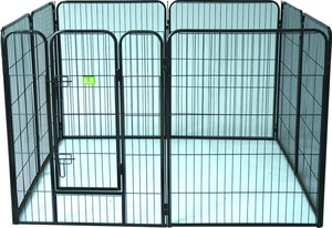 Usine en gros Heavy Duty parc moyen <span class=keywords><strong>chien</strong></span> en métal clôture Durable chenil <span class=keywords><strong>pour</strong></span> animaux de compagnie Portable enceinte <span class=keywords><strong>pour</strong></span> petits animaux - Product Image 6