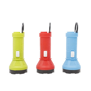 Plastic flashlight, multi-colored emergency <b>light</b> with <b>pull</b> ring battery, suitable for home, outdoor, and camping. - Product Image 3
