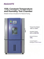 Chambre d'essai de température et d'humidité constantes de 150 L