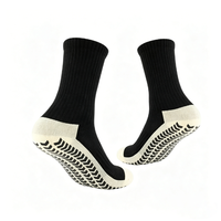 Chaussettes de football antidérapantes personnalisées pour la course à pied Chaussettes de football à poignée Chaussettes de compression professionnelle unisexe pour hommes