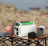 Camping en plein air Lithium 500Wh Générateur solaire portable 600W AC 15W Chargement sans fil Multiple AC USB DC Centrale solaire