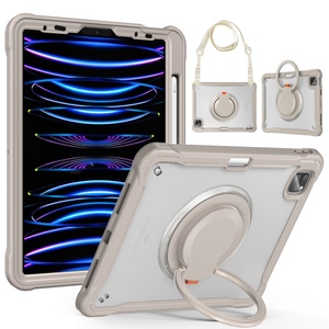 เคสแท็บเล็ตสำหรับ <span class=keywords><strong>iPad</strong></span> <span class=keywords><strong>Air</strong></span> 4/5th 10.9นิ้วทนทานกันกระแทกสำหรับ <span class=keywords><strong>iPad</strong></span> ฝา Pro11พร้อมสายคล้องไหล่ - Product Image 1