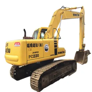 使用日本小松pc220履带式挖掘机22吨PC220-6 escavator处于良好状态