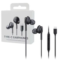 Casque filaire USB C, écouteurs de type C, casque de jeu intra-auriculaire avec microphone pour Samsung Galaxy Note 10 20 S24 ultra