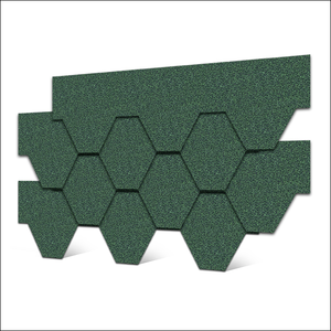 Tuiles de toiture en mosaïque d'asphalte, fabrication chinoise, bon marché, bonne durabilité, couleur personnalisable - Product Image 1
