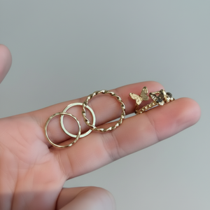 Vendita calda Trending Fashion anelli da Cocktail per gli uomini donne serpente farfalla stella gemma zircone stile Boho intarsio artiglio all'ingrosso - Product Image 2