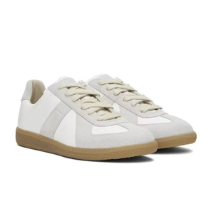 Scarpe da Allenamento in <span class=keywords><strong>Vera</strong></span> <span class=keywords><strong>Pelle</strong></span> Traspirante con Chiusura a Lacci, Nuove <span class=keywords><strong>Sneakers</strong></span> Sportive Casual Retrò Bianche Stile Forrest Gump per <span class=keywords><strong>Donna</strong></span> 2025 - Product Image 1