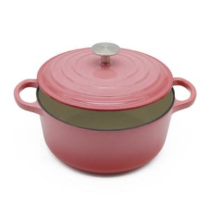 Casserole <span class=keywords><strong>en</strong></span> <span class=keywords><strong>fonte</strong></span> émaillée Bright Houseware, 22 cm, design europé<span class=keywords><strong>en</strong></span>, deux poignées, option de logo personnalisé, couvercle inclus - Product Image 5
